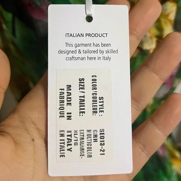 NWT LA RAGAZZE Women’s Floral Italian Silk Blend Maxi Dress - Picture 12 of 14